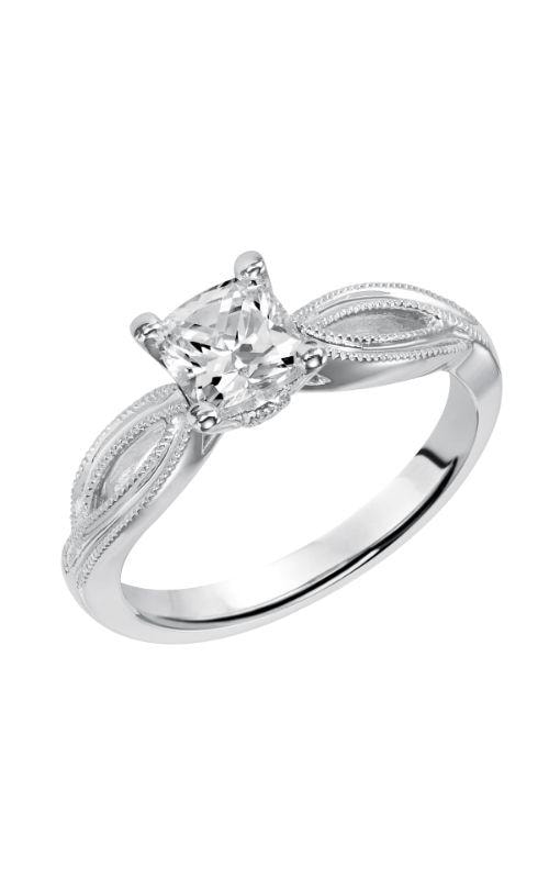 Cushion Solitaire Engagement Ring — SKU 31-798EUW