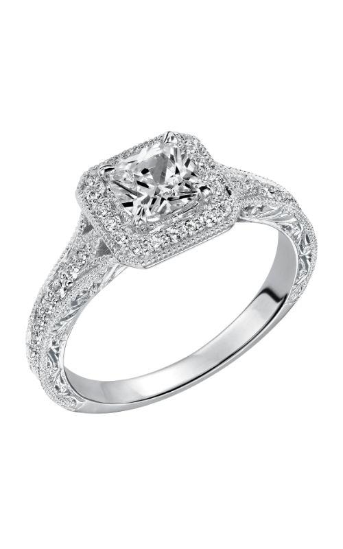 Cushion Vintage Halo Engagement Ring — SKU 31-811EUW
