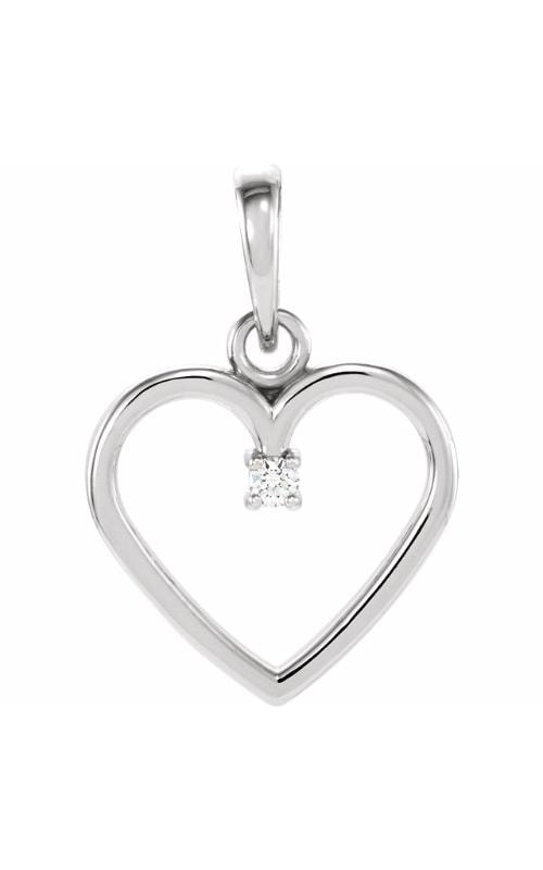 Premier Fine Jewelers Diamond Heart Pendant