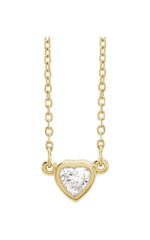 Premier Fine Jewelers Yellow Gold Heart Pendant