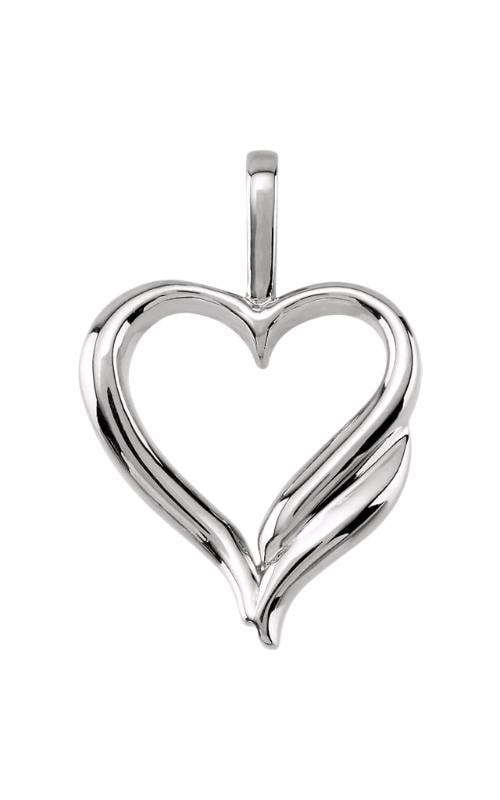 Premier Fine Jewelers White Gold Heart Necklace