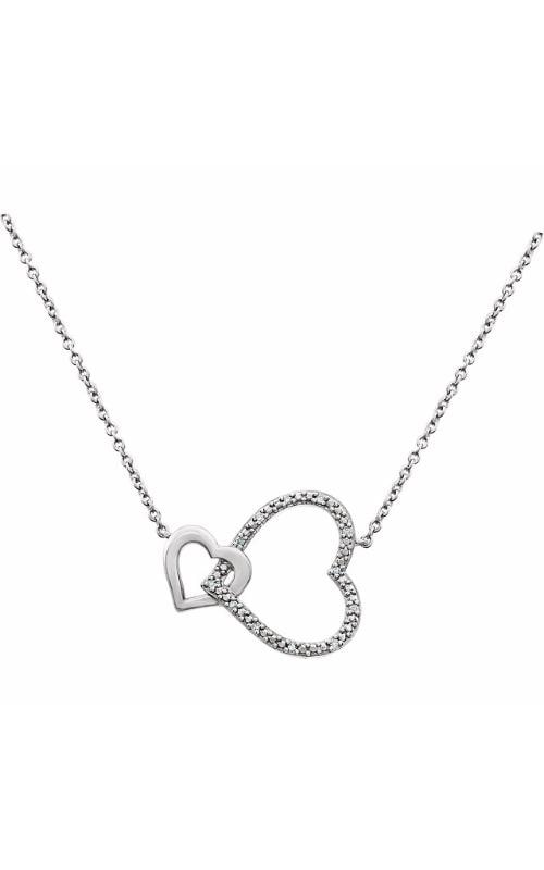 Premier Fine Jewelers Classic Heart Diamond Necklace