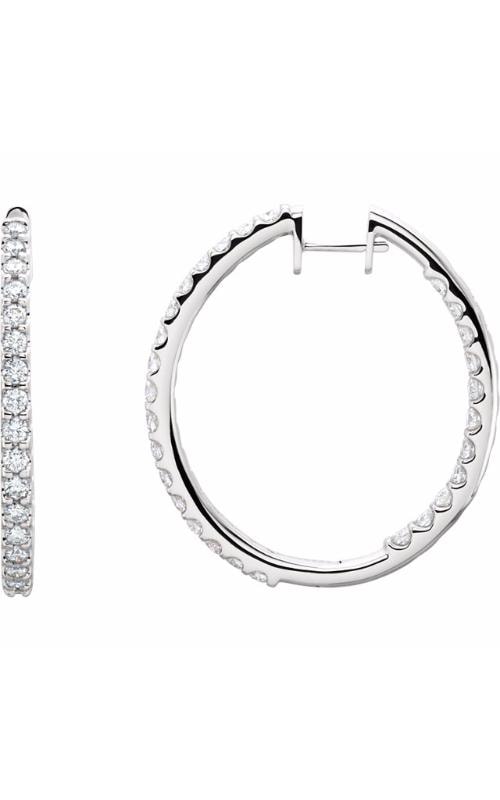 Premier Fine Jewelers Diamond Hoop Earrings
