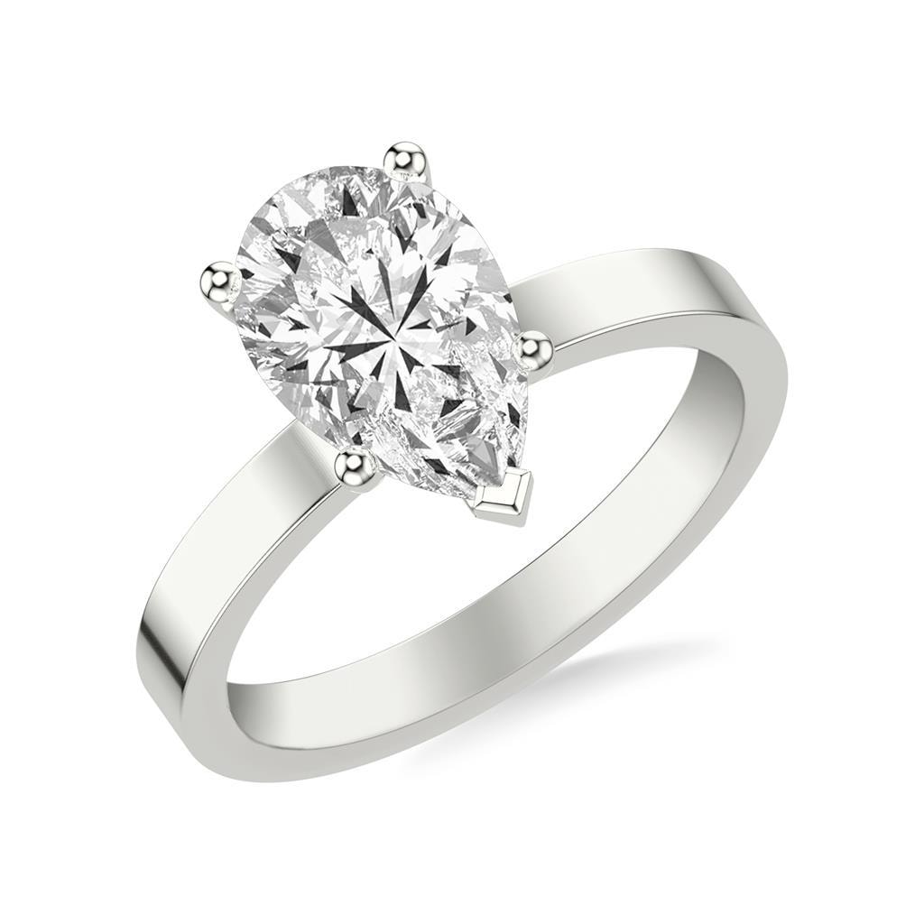 Pear Solitaire Engagement Ring — SKU 31-12334IPW