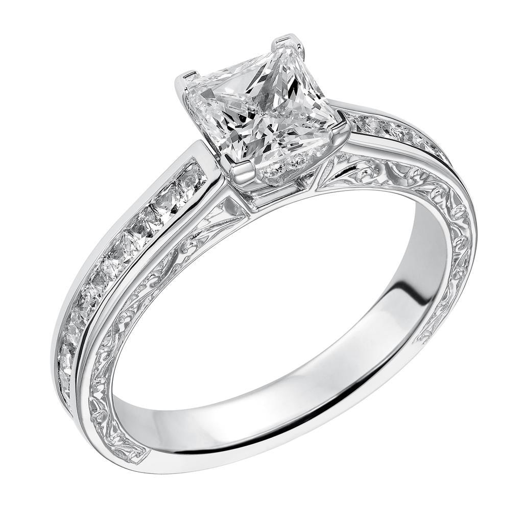 Princess Cut Vintage Engagement Ring — SKU 31-861CC8
