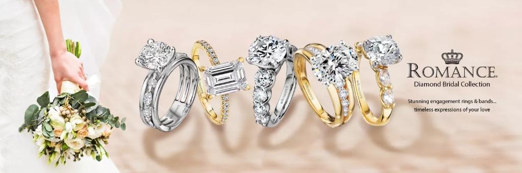 Romance Bridal engagement rings