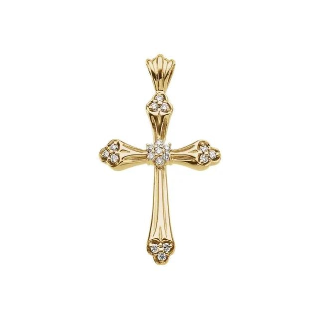 Premier Fine Jewelers Diamond Crucifix Pendant