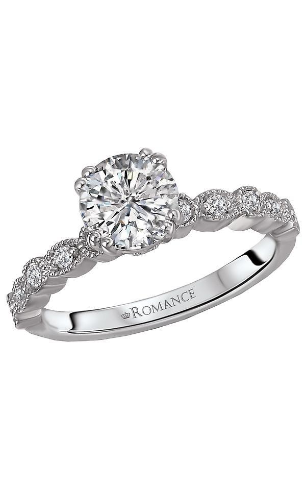 Romance Round Brilliant Vintage Ring
