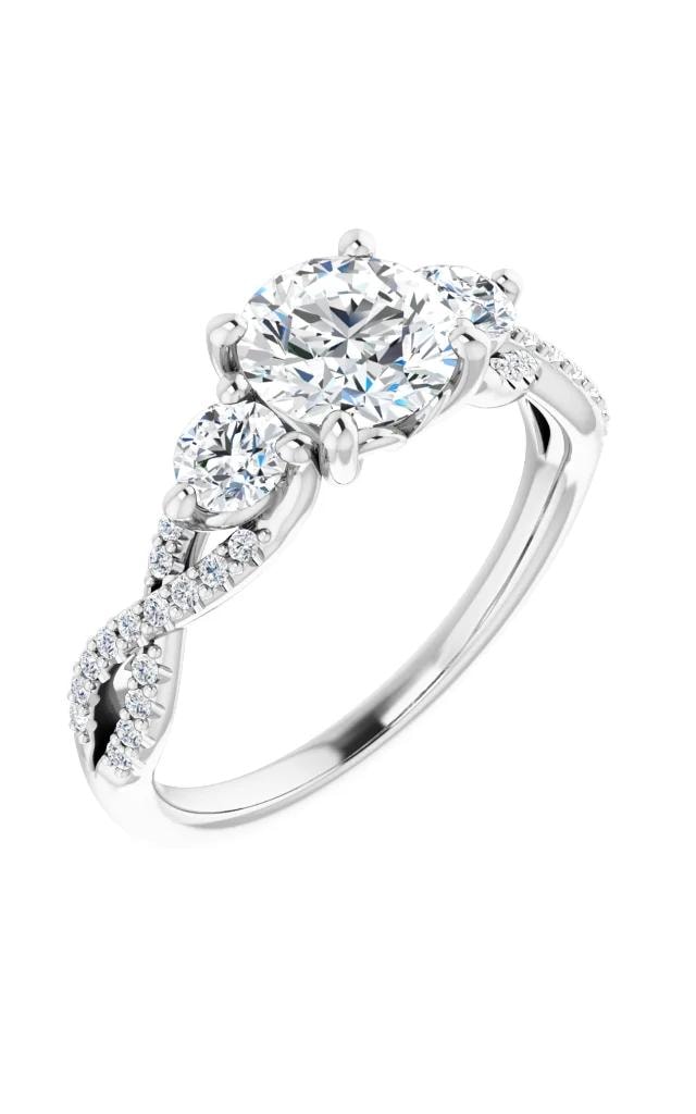 Stuller Round Brilliant Diamond Accent Ring