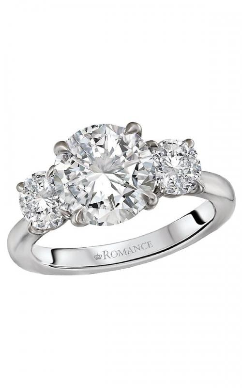 Romance Round Brilliant Three Stone Ring