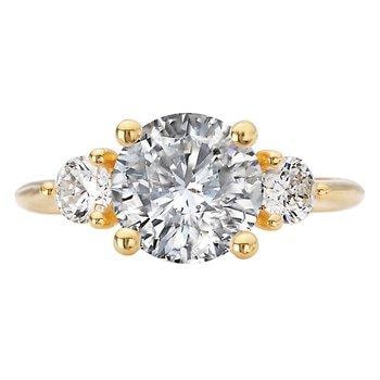 Romance Round Brilliant Three Stone