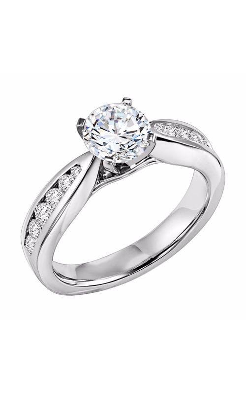 Round Brilliant Channel Set Ring — SKU 31-543ERW