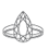 Pear shape diamond