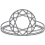 Round cut diamond